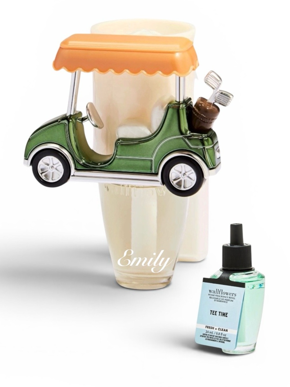 Bath & Body Works Golf Cart NightLight Scent Control Wallflower Plug & Refill